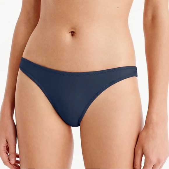 J. Crew Women's 1989 High-leg Bikini Bottom (Black) - Picture 3 of 6